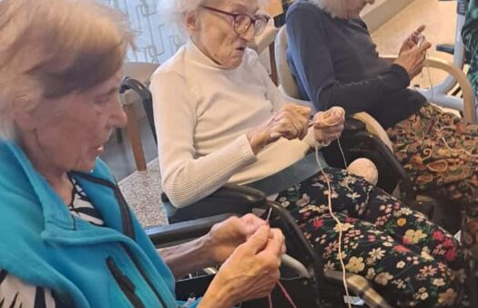 Kroužek háčkování v SeniorCentru Chrudim